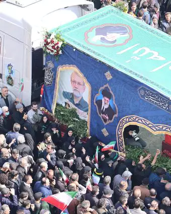 כאילו היו מחסלים בבת אחת את ראש הממשלה, הנשיא, שר הביטחון והרמטכ"ל. הלוויות מחוסלים בטהרן, השבוע | AFP