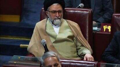 שר המודיעין האיראני, אסמעיל חטיב, משתתף בטקס ההשבעה של הקדנציה השישית של מועצת המומחים בטהרן, איראן, 21 במאי 2024 | AP Photo/Vahid Salemi