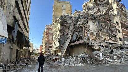 הפצצות בדאחייה של ביירות, לפני שבועיים | גטי אימג'ס