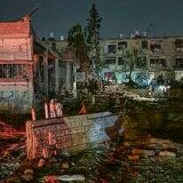 ההרס הרב בזירת הנפילה בערד | עדיאל אלגי, פלאש 90