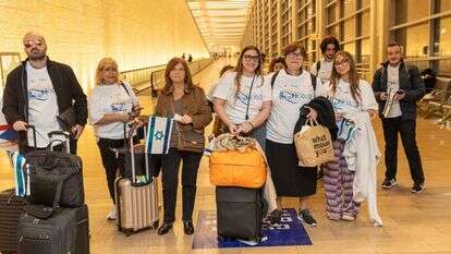 העולים שהגיעו השבוע מצרפת | אלישע חנקין, דוברות משרד העלייה והקליטה