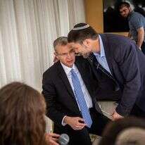 שר האוצר בצלאל סמוטריץ' ושר המשפטים יריב לוין | יונתן זינדל פלאש 90