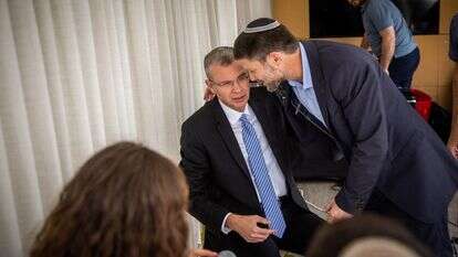 שר האוצר בצלאל סמוטריץ' ושר המשפטים יריב לוין | יונתן זינדל פלאש 90