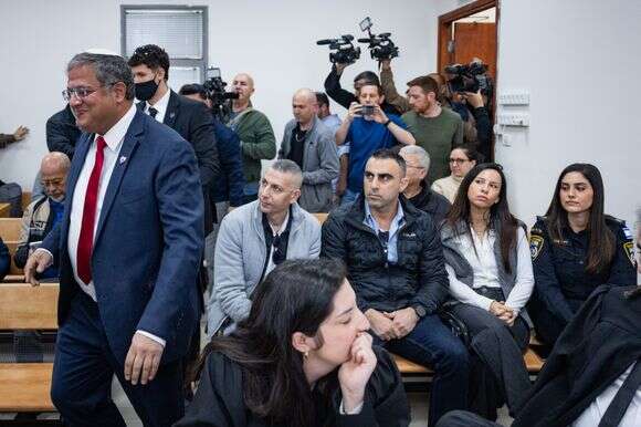 ניצב רינת סבן מגיעה לדיון בבית המשפט המחוזי בירושלים, 25 בינואר 2026, לאחר שהגישה תביעה נגד איתמר בן גביר בטענה, לפי הדיווחים, כי חסם את קידומה במשטרה | יונתן זינדל - פלאש 90