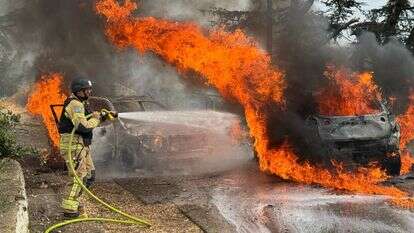 רכבו של עופר מוסקוביץ ז"ל במאמצי הכיבוי | כבאות והצלה לישראל רכבו של עופר מוסקוביץ ז"ל במאמצי הכיבוי | כבאות והצלה לישראל