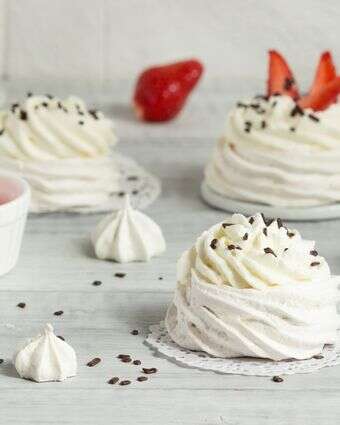 פבלובה עם שוקולד צ'יפס | שאטרסטוק פבלובה עם שוקולד צ'יפס | שאטרסטוק