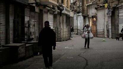 חנויות סגורות במהלך בבזאר ההיסטוריה של טהרן, בזמן המחאות בינואר 26' | AP Photo/Vahid Salemi