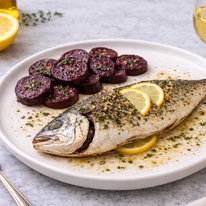 דניס בעשבי תיבול וסלק אפוי | Dall-E