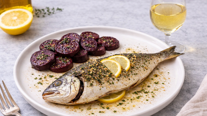 דניס בעשבי תיבול וסלק אפוי | Dall-E