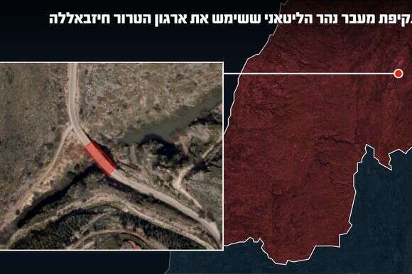 צה"ל תוקף מעבר מרכזי בנהר הליטאני | דובר צה"ל