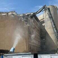 הריסת הבניין בסורוקה שנפגע מהטיל האיראני | דוברות סורוקה