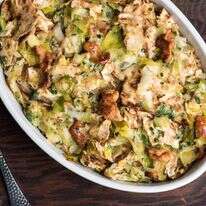 קוגל כרישה ומצות | Goran Kosanovic for The Washington Post