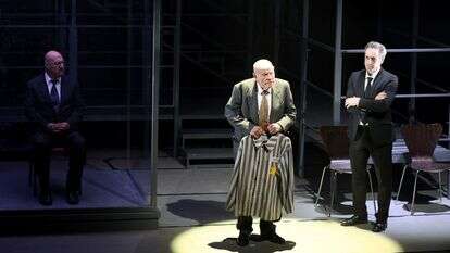 ניצול שואה מעיד מול אייכמן, בהצגה | איציק בירן ניצול שואה מעיד מול אייכמן, בהצגה | איציק בירן