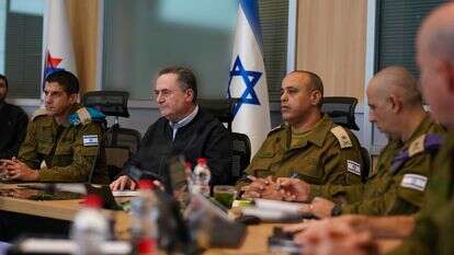 שר הביטחון בהערכת מצב בקריה | אריאל חרמוני, משרד הביטחון