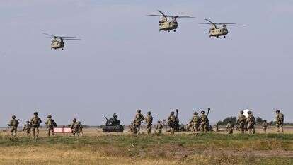 חיילי צבא ארה"ב בבסיס ברומניה | AFP