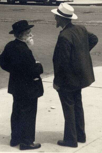הרב סולובייצ'יק והרב הלר, שנות החמישים | באדיבות ארכיון ישיבה אוניברסיטה