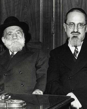 הרב סולובייצ'יק (מימין) והרב הלר, שנות החמישים | באדיבות ארכיון ישיבה אוניברסיטה הרב סולובייצ'יק (מימין) והרב הלר, שנות החמישים | באדיבות ארכיון ישיבה אוניברסיטה