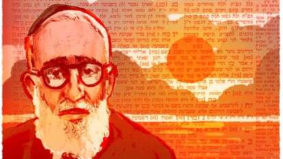 הרב דב יוסף סולובייצ'יק | איור: מנחם הלברשטט