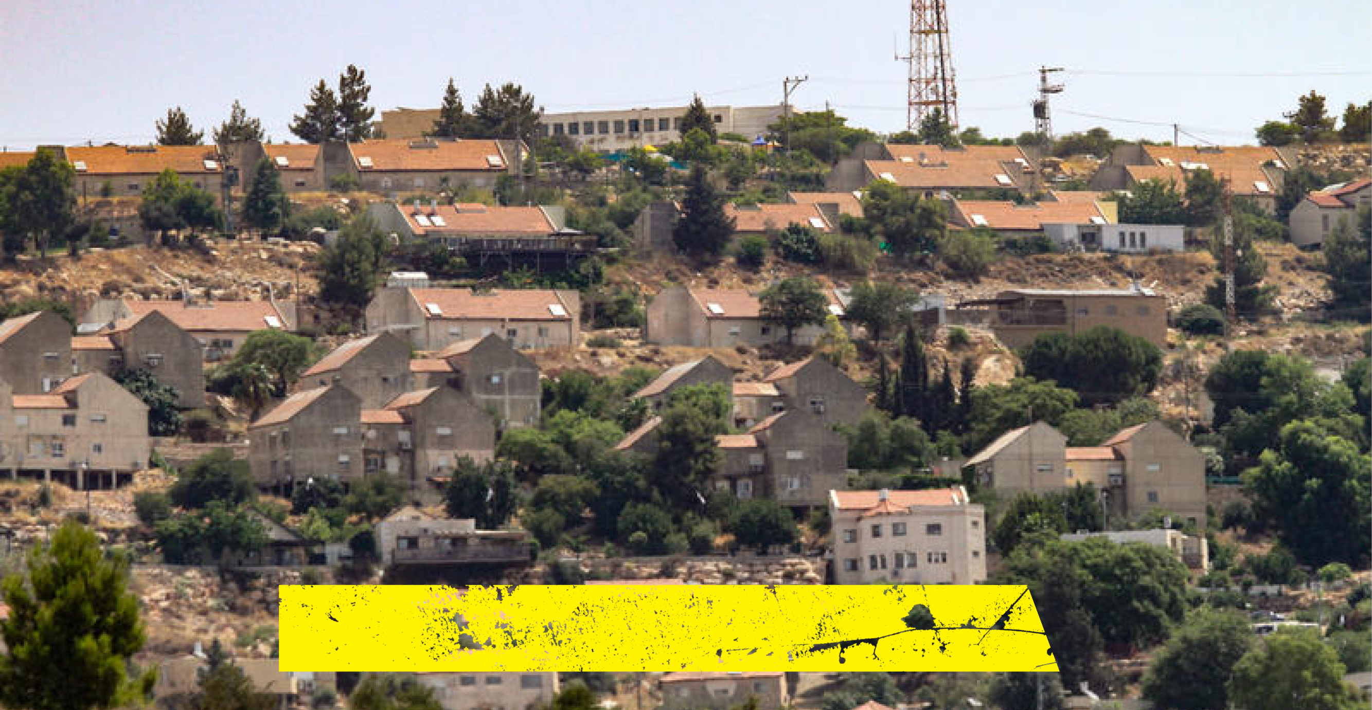 "אם אתם מרגישים בבית, ספחו כבר. חלאס. נגמרו הסיפורים". אלון־מורה | נאסר אישתח - פלאש 90