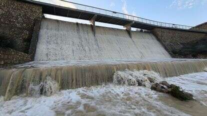 אגם ירוחם עולה על גדותיו, בשבוע שעבר | יאיר קליטמן