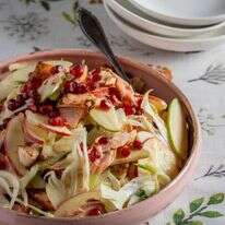 סלט שומר, תפוחים וסלמון | גיא אשכנזי