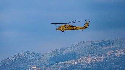 מסוק של צה"ל טס סמוך לגבול ישראל-לבנון | אייל מרגולין, פלאש 90