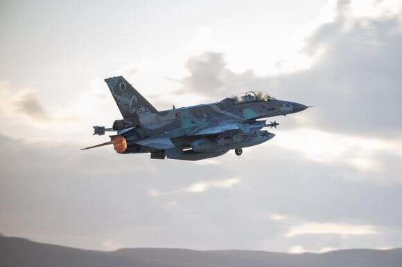 מטוס F-16 של חיל האוויר ממריא לתקיפה באיראן | דובר צה"ל מטוס F-16 של חיל האוויר ממריא לתקיפה באיראן | דובר צה"ל