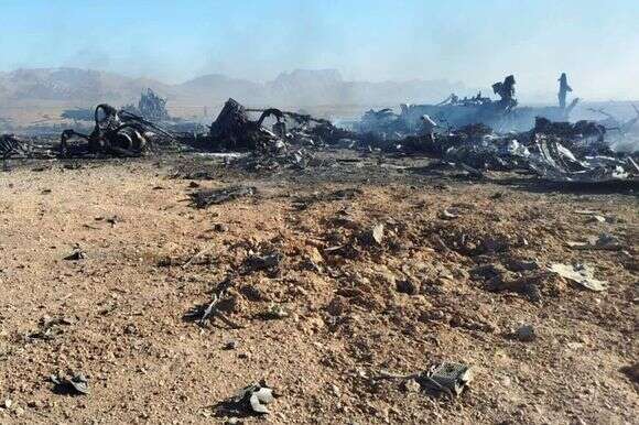 תיעוד (לטענת משמרות המהפכה) של מטוס אמריקני שהופל באיראן | AFP תיעוד (לטענת משמרות המהפכה) של מטוס אמריקני שהופל באיראן | AFP