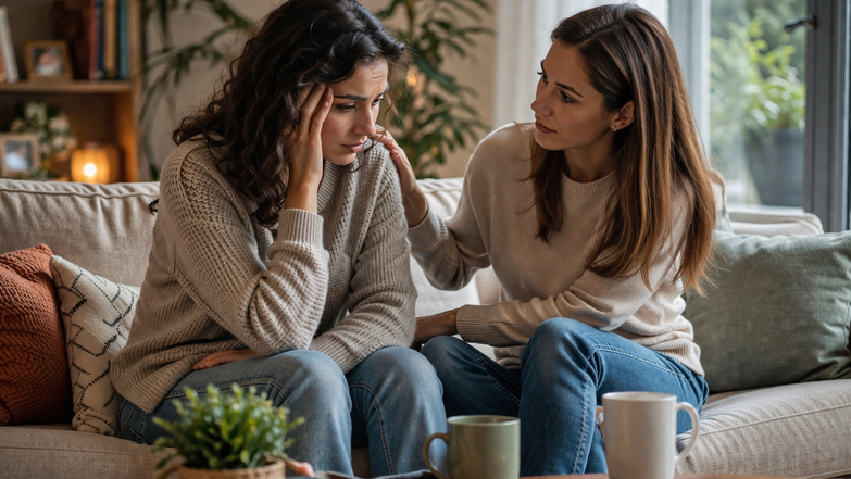 שיחה בין חברות | Dal-E שיחה בין חברות | Dal-E