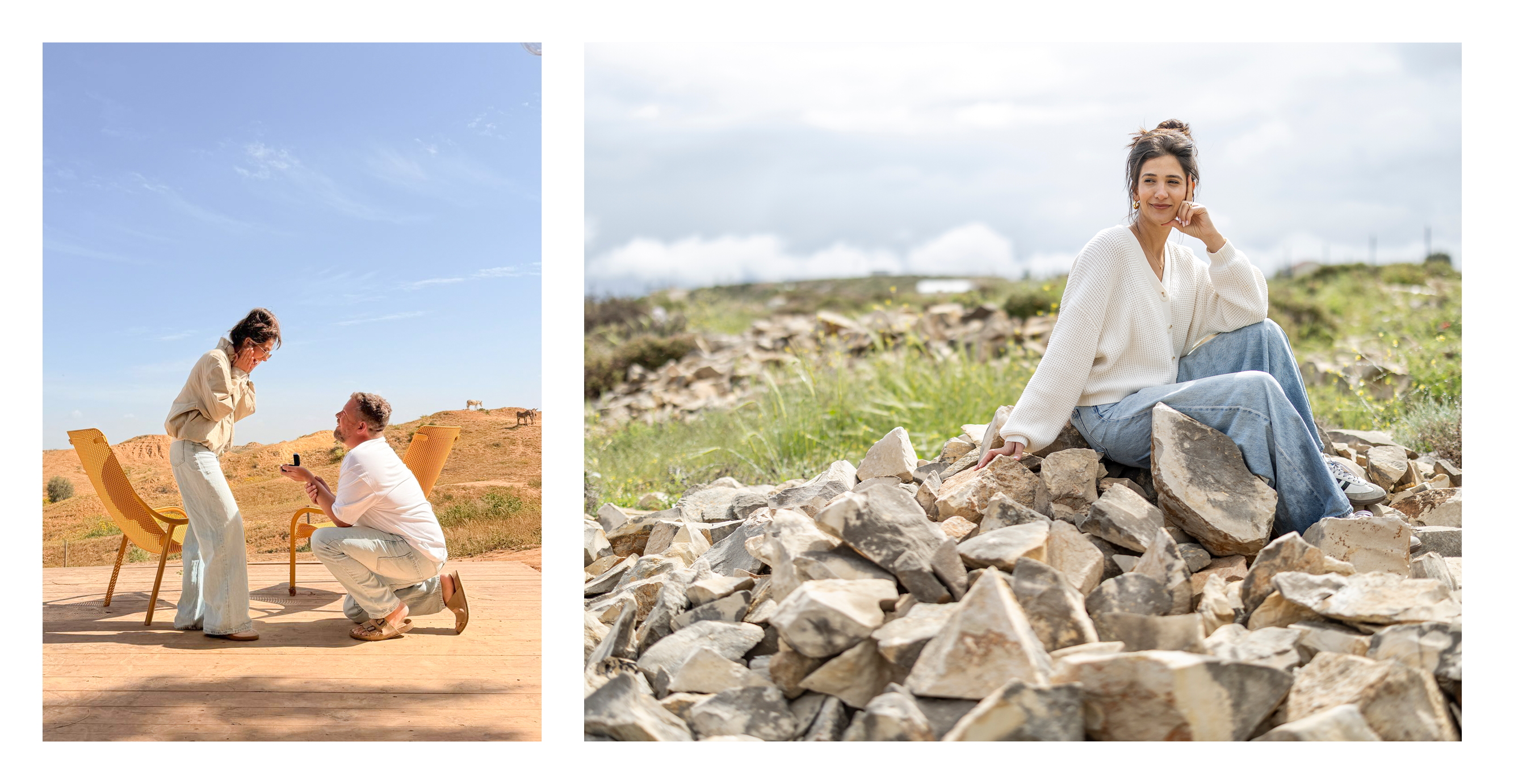 "עד היום מוזר לי שזה עבד". הצעת הנישואין של דותן | נעמה שטרן | באדיבות המרואיינת