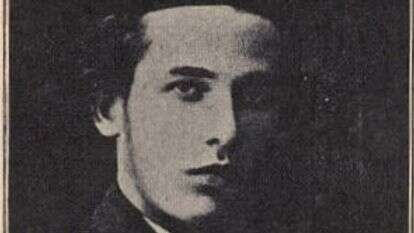 תמונתו של יחיאל פיינער (ק. צטניק) המופיעה בספר השירים