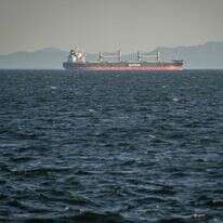 ספינת מטען מפליגה דרך מפרץ טוקיו בדרך למצרי הורמוז | AFP