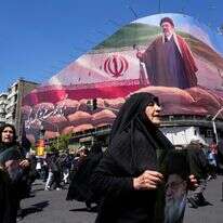 תומכי משטר האייתוללות בטהרן, אחרי הכרזת הפסקת האש | AP