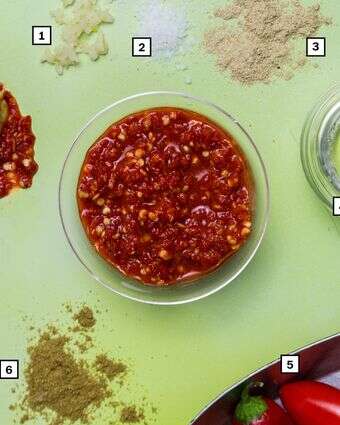 אדג'יקה | ג'ניפר צ'ייס, עיצוב אוכל: קארה אלדר, הוושינגטון פוסט. אדג'יקה | ג'ניפר צ'ייס, עיצוב אוכל: קארה אלדר, הוושינגטון פוסט.