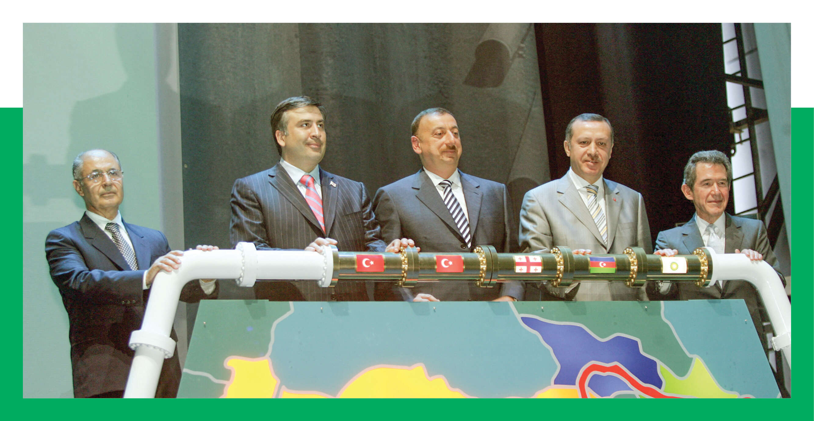 טקס פתיחת צינור הנפט BTC  בטורקיה, 2006 | AFP