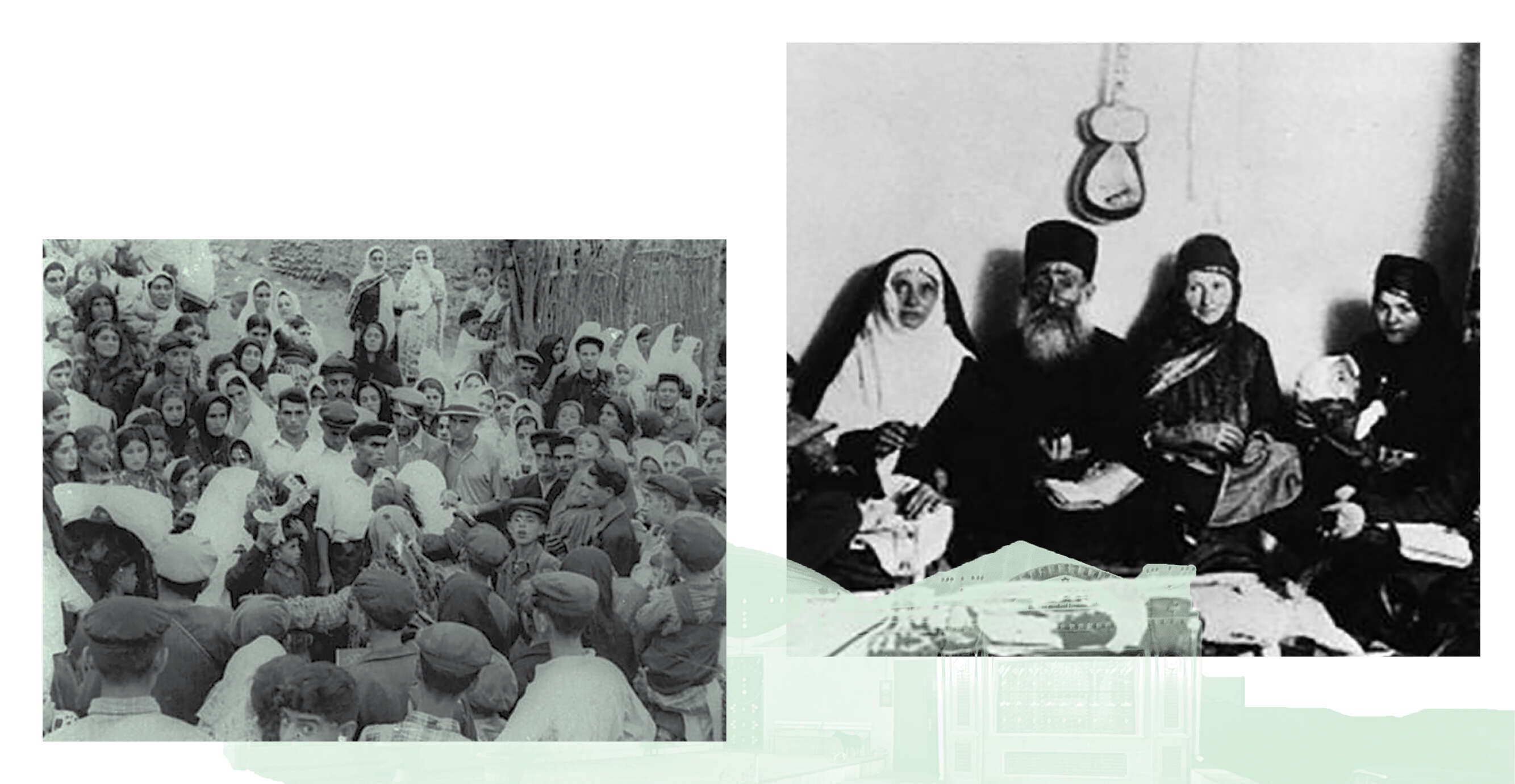 יהודים קווקזים עורכים סדר פסח במאה | חתונה יהודית בקירמיזי־קסבה, שנות השישים ה19 | באדיבות עמותת סטמאג'י