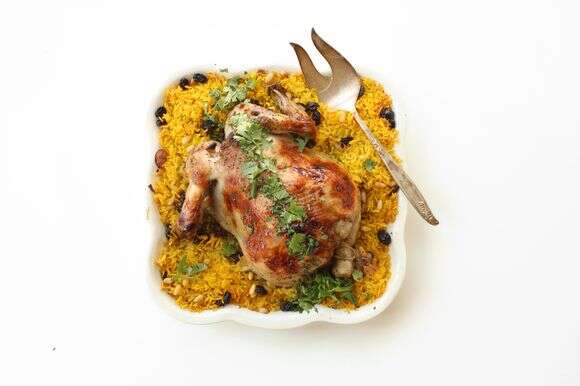 מארחים בשבת? עוף “שיכור” ממולא בשר ובורגול | אפרת ליכטנשטט