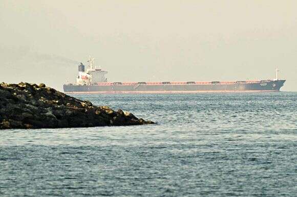 ספינת משא במצרי הורמוז | AFP