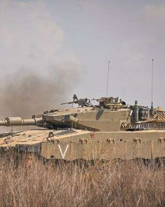 טנקים בעוטף עזה, אוקטובר 2023 | קובי גדעון, לע"מ