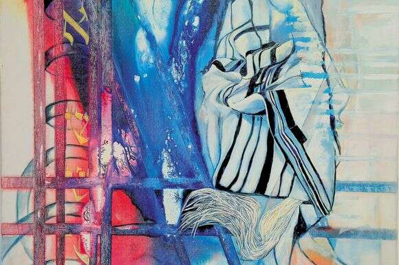 ד"ר בלה ליוש, "שאגתי", שמן על בד, 2014