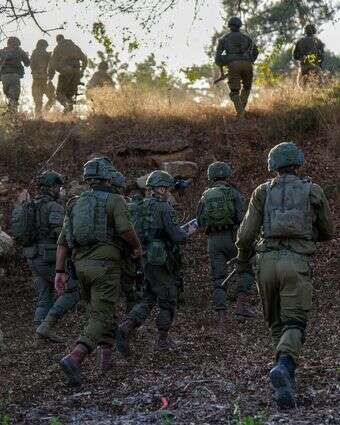חיילים בתרגיל, סמוך לגבול ישראל עם לבנון | אייל מרגולין - פלאש 90