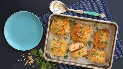 סלמון במעטפת קדאיף פריכה | אפרת ליכטנשטט