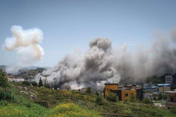 מתקפת חיל האוויר בנבטיה, לבנון | Getty Images
