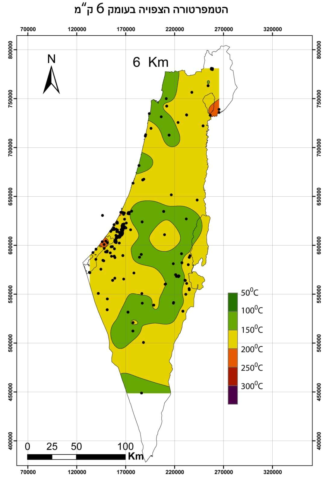 מפת היתכנות לאנרגיה גיאותרמית בישראל | משרד האנרגיה