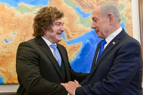 ראש הממשלה בנימין נתניהו נפגש עם נשיא ארגנטינה חאבייר מיליי בירושלים | קובי גדעון/ לע״מ