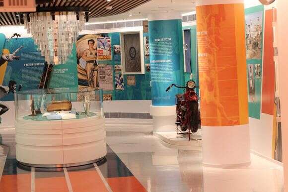 התערוכה במוזיאון הספורט בכפר המכביה | רפי דלויה