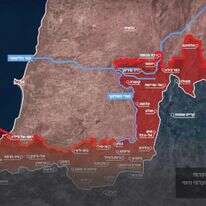 מפת השליטה של צה"ל בדרום לבנון, אפריל 26' | דובר צה"ל
