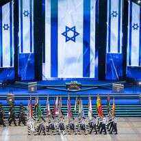 החזרה המרכזית של טקס יום העצמאות ה-78, שנערך בהר הרצל, ירושלים | יונתן זינדל - פלאש 90