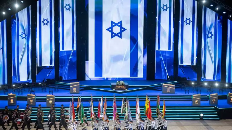 החזרה המרכזית של טקס יום העצמאות ה-78, שנערך בהר הרצל, ירושלים | יונתן זינדל - פלאש 90