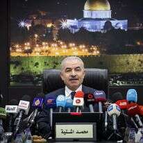 ראש הממשלה הפלסטיני, מוחמד אשתייה | פלאש 90